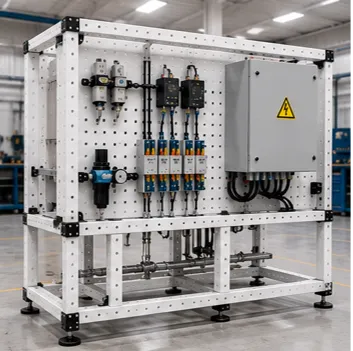 Bastidor modular diseñado para tableros eléctricos, instrumentación y equipos industriales mediante proyectos especiales de ingeniería modular VERSATIX.