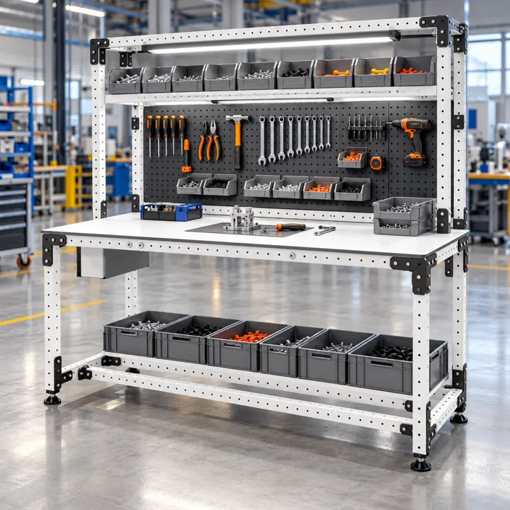 Estación de trabajo industrial modular VERSATIX